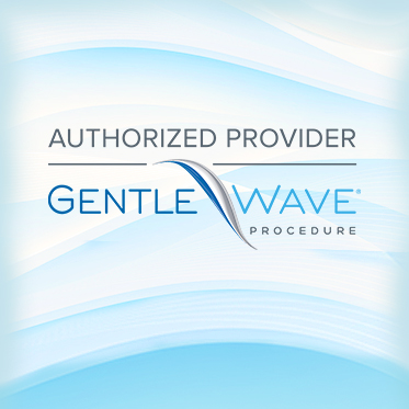 Gentle wave button